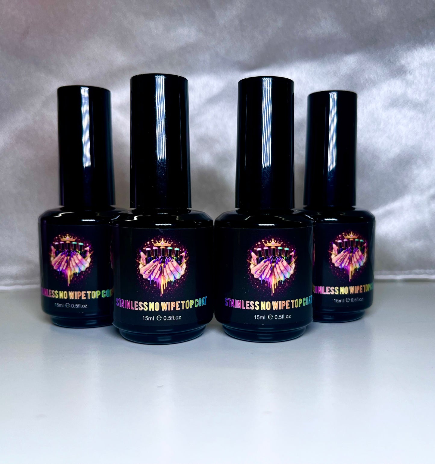 Stainless No Wipe Top Coat (15ml)